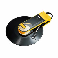 Audio-Technica AT-SB727 Sound Burger 無線可攜式黑膠唱盤機 - 黃色 | 12小時續航 | 皮帶驅動 | 香港行貨