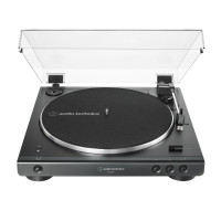 Audio-Technica AT-LP60XBT 藍牙無線唱盤機 - 黑色 | 兼容 aptX 編解碼器 | 雙速播放 | 香港行貨