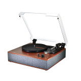 SoundWiser VRP-7 無線藍牙黑膠唱盤機 - 深木色 | 三速播放(33 1/3、45、78 RPM) | 內建立體聲揚聲器 | 香港行貨