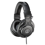 Audio-Technica M30X 高級密封式監聽耳機 - 黑色 | 40mm驅動單元 | 優良中音頻分析力 | 香港行貨
