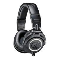 Audio-Technica M50X 專業監聽耳筒 - 黑色 | 45mm CCAW 音圈單元 | 可分離式連接線設計 | 香港行貨