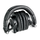 Audio-Technica M50X 專業監聽耳筒 - 黑色 | 45mm CCAW 音圈單元 | 可分離式連接線設計 | 香港行貨