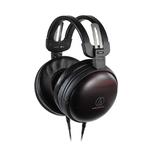 Audio-Technica ATH-AWKT/f 黑檀木製動圈耳筒 | 6N-OFC複合式音圈 | Ø53mm大型揚聲單元 | 香港行貨