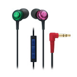 Audio-Technica ATH-CKL202i 入耳式通話耳機 - 迷彩色 | 靈敏度102dB/mW | 頻率響應5 ~ 24,000 Hz | 香港行貨