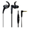 Audio-Technica SonicFuel ATH-CKX7iS 入耳式有線通話耳機 - 黑色 | C型外環設計 | 扁平導電設計 | 香港行貨