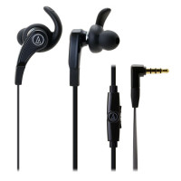 Audio-Technica ATH-CKX9iS 入耳式智能手機通話耳機 - 黑色 | 一按鈕式控制 + 滑動式音量調節 | 香港行貨