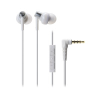 Audio-Technica ATH-CKM300i 附麥克風3.5mm耳機 - 白色 | 全指向性麥克風 | 104dB 靈敏度 | 香港行貨