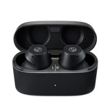 Audio-Technica ATH-CKS30TW+ 真無線耳機 - 靜謐黑 | 9mm 驅動器聲學優化 | IP55 防水防塵 | 20 小時長續航 | 香港行貨