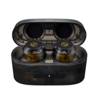 Audio-Technica ATH-CKS30TW+ 真無線耳機 - 夢幻黑 | 9mm 驅動器聲學優化 | IP55 防水防塵 | 20 小時長續航 | 香港行貨