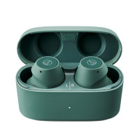 Audio-Technica ATH-CKS30TW+ 真無線耳機 - 休閒綠 | 9mm 驅動器聲學優化 | IP55 防水防塵 | 20 小時長續航 | 香港行貨