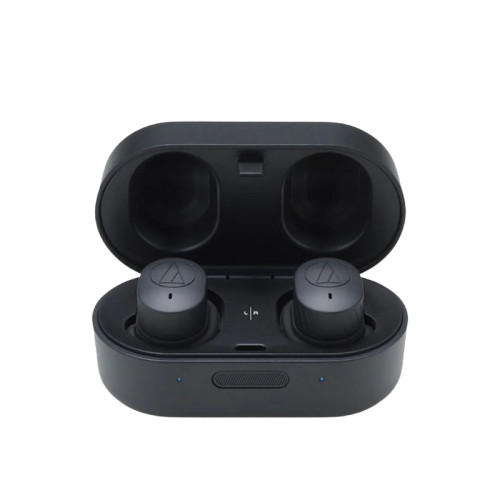 Audio-Technica ATH-SPORT7TW 運動真無線藍牙耳機 - 黑色 | 防汗Comply™ 耳塞 | Ø5.8 mm磁體釹磁鐵 | 香港行貨
