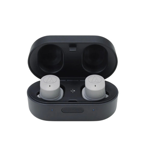 Audio-Technica ATH-SPORT7TW 運動真無線藍牙耳機 - 灰色 | 防汗Comply™ 耳塞 | Ø5.8 mm磁體釹磁鐵 | 香港行貨