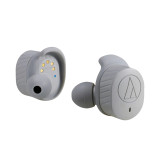 Audio-Technica ATH-SPORT7TW 運動真無線藍牙耳機 - 灰色 | 防汗Comply™ 耳塞 | Ø5.8 mm磁體釹磁鐵 | 香港行貨