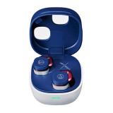 Audio-Technica ATH-SQ1TW2 入耳式真無線藍牙耳機 - 藍色 | 6.5 小時單耳續航 + 20 小時總續航力 | 支援多點配對 | 香港行貨