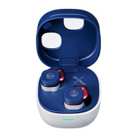 Audio-Technica ATH-SQ1TW2 入耳式真無線藍牙耳機 - 藍色 | 6.5 小時單耳續航 + 20 小時總續航力 | 支援多點配對 | 香港行貨