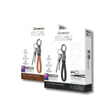 ARGO KC240 240W傳輸匙扣充電短線(12cm) - 棕色 | 480Mbps傳輸速度 | 支援PD 3.1 240W快充 | 香港行貨