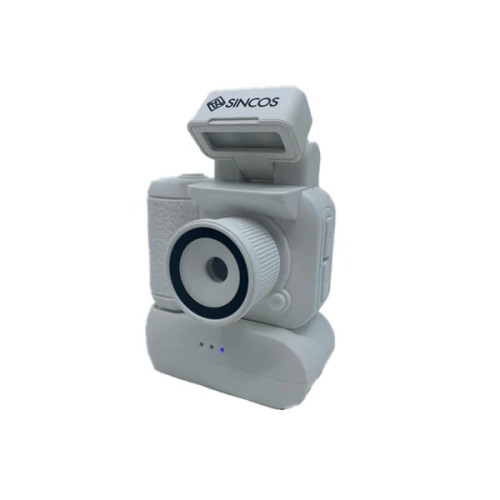 SINCOS SC-Y4000 超迷妳復古便攜式閃光燈智能相機 - 白色 | 1080P 高清鏡頭 | 1.44吋高清預覽大屏幕 | 香港行貨