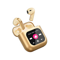 CHILLBUDS CO-21 多功能高清屏幕藍牙耳機 - 金色 | ACS 全景音效 | 自定螢幕圖片 | 支援 Hi-Res 高清音樂 | 香港行貨