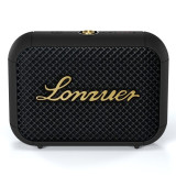 LONZUER Leap 便攜式防水藍牙喇叭 - 黑色 | TWS真無線立體聲配對 | 8小時長效續航 | 香港行貨