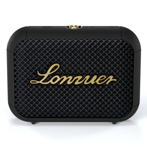 LONZUER Leap 便攜式防水藍牙喇叭 - 黑色 | TWS真無線立體聲配對 | 8小時長效續航 | 香港行貨