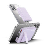 CASE STUDI FLASHMINI STAND 8000mAh 迷你行動電源 - 紫色 | Tempo紙巾Size | 製摺疊式支架 | 香港行貨
