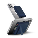 CASE STUDI FLASHMINI STAND 8000mAh 迷你行動電源 - 深藍色 | Tempo紙巾Size | 製摺疊式支架 | 香港行貨