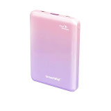 Ismartdigi SQ15 8000mAh 15W 急充超輕薄行動電源 - 粉紫色 | 薄身設計 | 雙向充電 | 香港行貨
