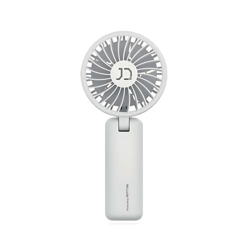 Rhythm x 10Denki - Breeze 25 便攜式直立手提風扇 - 白色 | 四階段風速調整 | DC Brushless Motor | 香港行貨