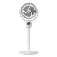 Yachi Smart Wind便攜式智能語音空氣循環風扇 - 白色 | 高速靜音運行 | 五檔風速調節 | 坐枱坐地兩用 | 香港行貨