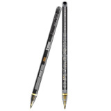 AhaStyle PE03 快速充電長待機透明觸控筆 - 黑色 | 適用於iPad 2018-2022系列 | 模擬現實的紙畫與壓力範圍 | 香港行貨