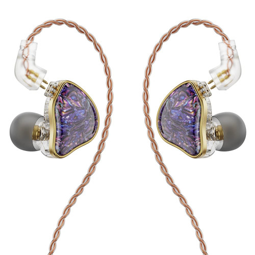 NICEHCK DB2 圈鐵入耳式有線耳機 - 紫色 | 0.78mm 2Pin 可拆卸線纜 | 3.5mm插頭 | 香港行貨