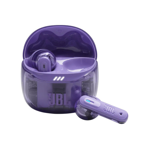 JBL TUNE FLEX 2 無線藍牙降噪耳機 - 透明紫 | 自適應降噪技術 | APP個性化EQ調節 | 香港行貨