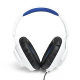 JBL Quantum 100P 頭戴式遊戲耳機 - 白色 | JBL QuantumSOUND 標誌性遊戲音效 | 記憶海綿耳罩墊 | 香港行貨