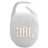JBLClip 5 可攜式防水藍芽音響 - 白色 | 整合式掛鉤隨處可掛 | Playtime Boost 延長播放時間 | 香港行貨