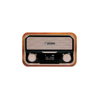 NAKAMICHI SoundBox Lite 復古木紋藍牙喇叭 | 多媒體4合1播放器 | 經典復古旋鈕 | 香港行貨