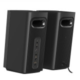 CREATIVE T60 Hi-Fi 2.0 有線/無線藍牙桌上型電腦喇叭 - 黑色 | 60W輸出功率 | BasXPort 重低音 | 香港行貨