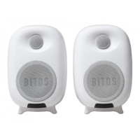 BITOS SHIRO 書架電腦喇叭 - 白色 | 無線remote遙距操控 | 雙單元涵蓋高低音域 | 香港行貨