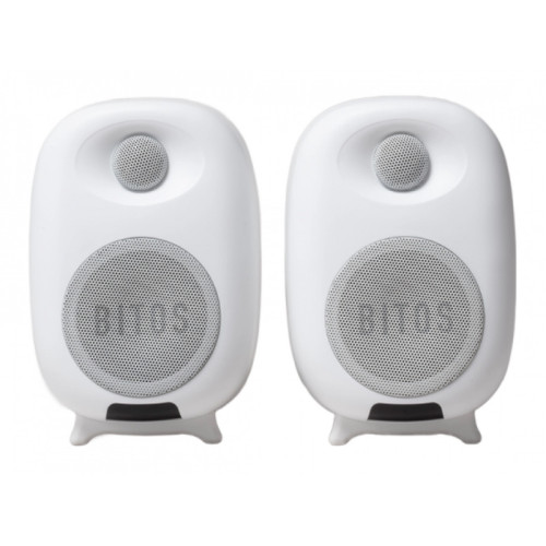 BITOS SHIRO 書架電腦喇叭 - 白色 | 無線remote遙距操控 | 雙單元涵蓋高低音域 | 香港行貨