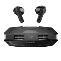 MONSTER AIRMARS XKT08 Pro 半入耳式藍牙電競耳機 - 黑色 | 游戲低延遲 | 109dB/mW靈敏度 | 香港行貨