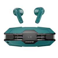 MONSTER AIRMARS XKT08 Pro 半入耳式藍牙電競耳機 - 綠色 | 游戲低延遲 | 109dB/mW靈敏度 | 香港行貨