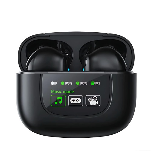 MONSTER XKT20 HIFI音質藍牙耳機 - 黑色 | LED動態智慧螢幕 | 三種模式自由切換 | 香港行貨