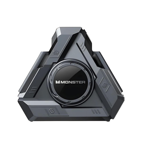 MONSTER AIRMARS XKT22 半入耳式無線電競耳機 - 黑色 | 陀螺充電殼 | Hi-Fi立體聲 | 香港行貨