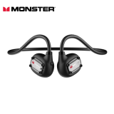 MONSTER Open Ear Lite 空氣傳導藍芽運動耳機 - 黑色 | 輕觸式觸控 | 通話降噪 | 香港行貨