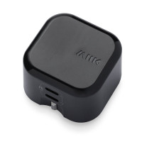 M2K『摺充』摺腳雙TYPE-C GaN45W 迷你快速充電器 - 黑色 | 90°摺腳設計 | GaN充電科技 | 香港行貨