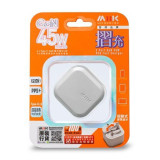 M2K『摺充』摺腳雙TYPE-C GaN45W 迷你快速充電器 - 白色 | 90°摺腳設計 | GaN充電科技 | 香港行貨
