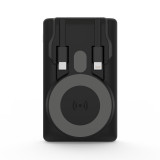 AMG-CT EX-R 10000mAh Magsafe 磁吸行動電源 - 黑色 | 內置雙快充線 | 雙面磁吸 | 香港行貨