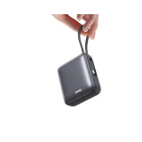 AMG-CT Mi-35 10000mAh 35W 自帶線行動電源 - 灰色 | 支持邊充邊放 | 過充過溫保護 | 香港行貨