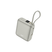 AMG-CT Mi-35 10000mAh 35W 自帶線行動電源 - 銀色 | 支持邊充邊放 | 過充過溫保護 | 香港行貨