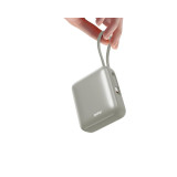 AMG-CT Mi-35 10000mAh 35W 自帶線行動電源 - 銀色 | 支持邊充邊放 | 過充過溫保護 | 香港行貨