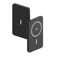 AMG-CT SU-8 5000mAh Magsafe外接電池 - 黑色 | 雙重安全保障 | 多國安全認證 | 香港行貨